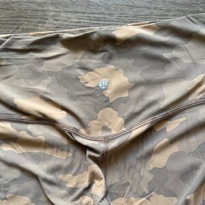 lululemon athletica Camouflage Leggings - Brown and Tan